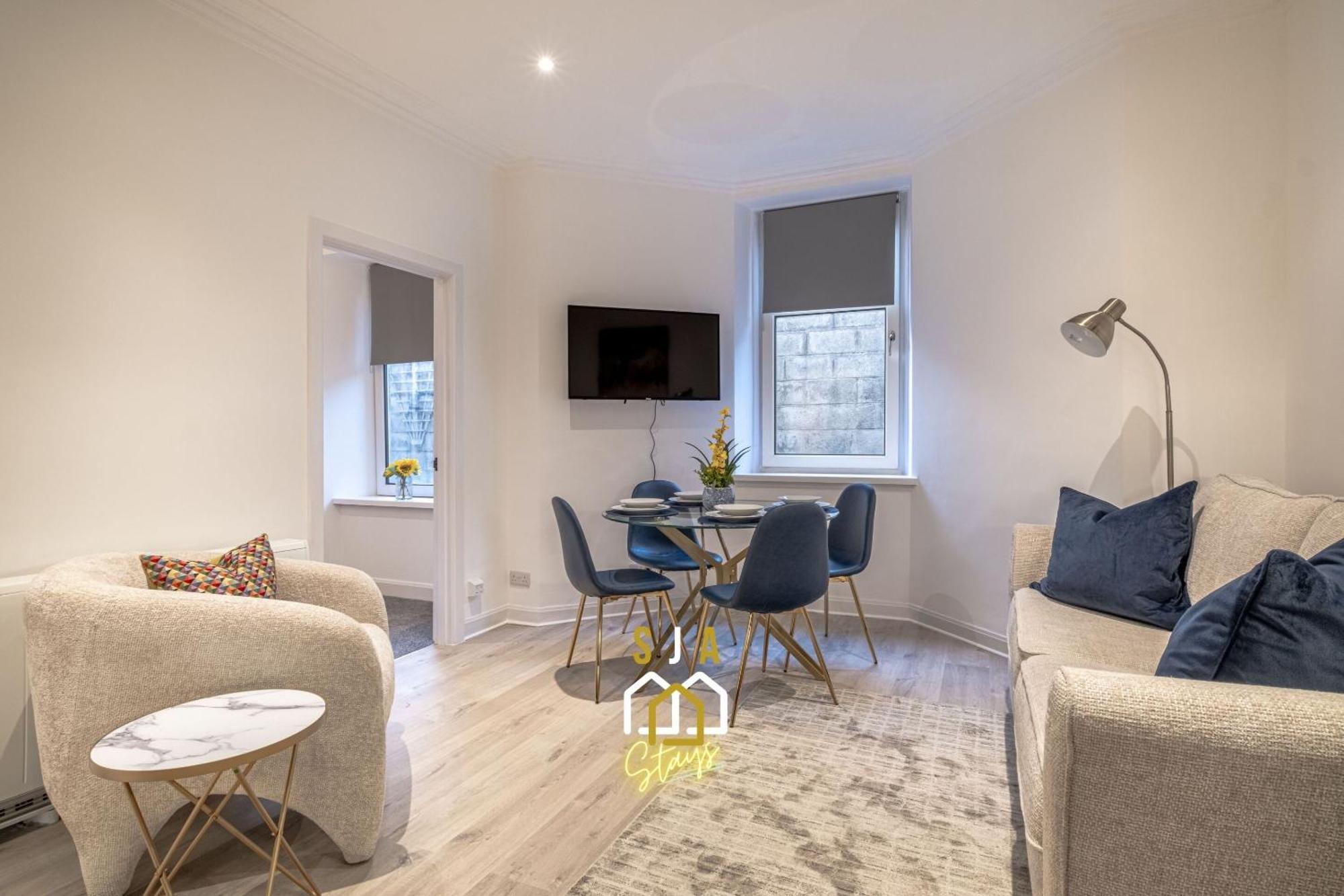 Holburn Hideaway - Sja Stays - Modern 2 Bed Apartment Aberdeen Zewnętrze zdjęcie